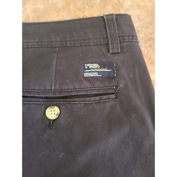 NWOT NICKEL & IRON Stretch Athletic Chino Performance Pants Men 34X32 Black - Picture 8 of 8
